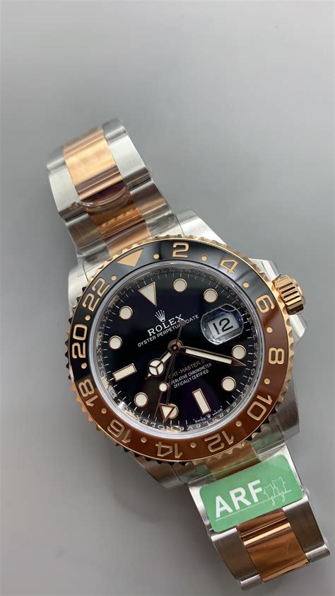 Clean Factory Rolex GMT GRNR Bruce Wayne vs ARF Bruce .